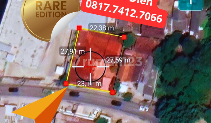 Tanah Pinggir Jalan Raya Cisauk Suradita Langka & Strategis 630m2