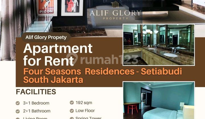 Spring Tower Four Seasons Residence Setiabudi Low Floor South Jkt Spring Tower Four Seasons Residence Setiabudi Low Floor South Jkt