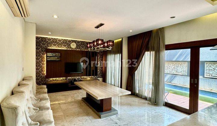 Townhouse At Pondok Pinang Furnished Good Quality Private Pool  1