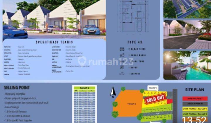 Dijual rumah baru fresh modern ngemplak 2