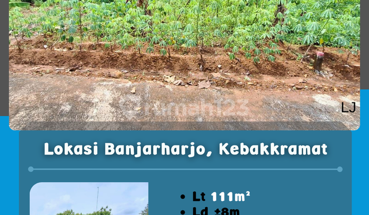 Tanah Pekarangan Murah Kebakkramat 65 Juta  1
