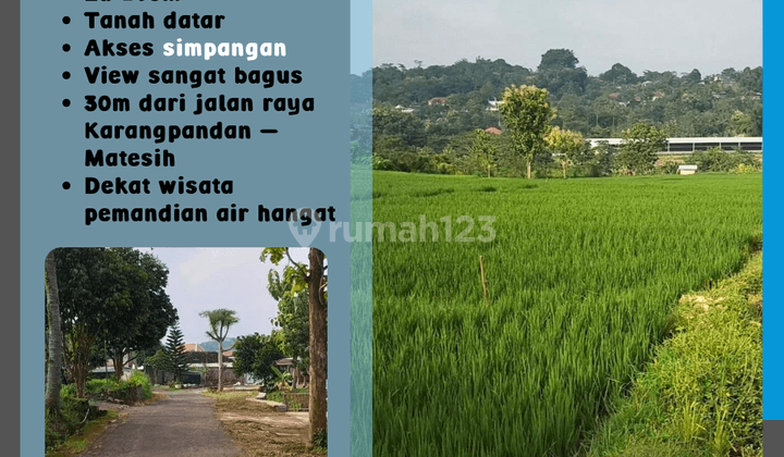 Tanah Datar Dekat Jalan Raya Karangpandan 1