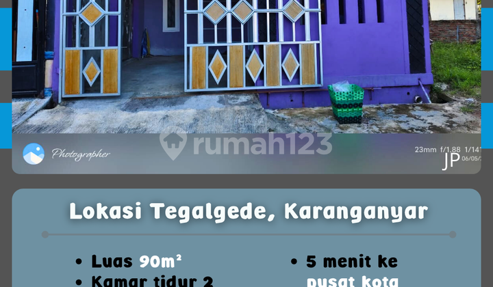 Rumah Siap Huni Dekat Pusat Kota Karanganyar  1