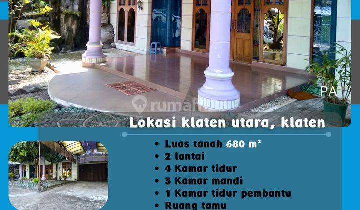 Rumah 2 Lantai Klaten Utara 5,5M  1