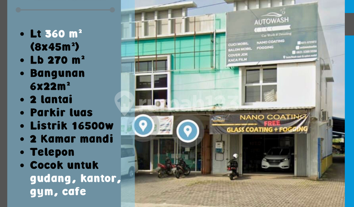 Ruko Lahan Luas Pinggir Jalan Raya Solobaru  1
