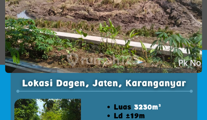 Flat Contour Rice Field Dagen Jaten Flat Contour Rice Field Dagen Jaten