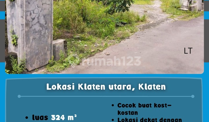 Tanah Dekat Universitas Klaten Utara  1