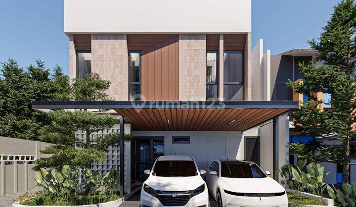 Rumah minimalis modern di pesanggrahan Jak sel 2