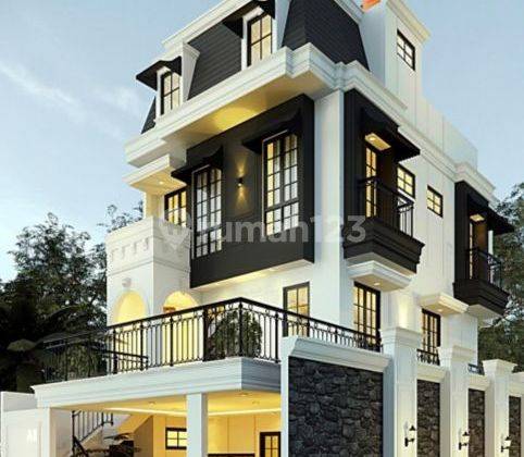 Rumah design american classic di area strategis di pejaten Jak Sel 2