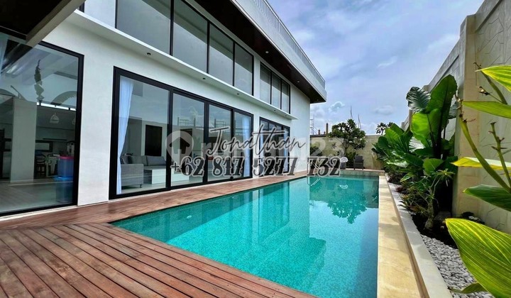 Villa Baru Freehold 2 Kamar Tidur View Sawah Bumbak Kerobokan Bali - Vsadt