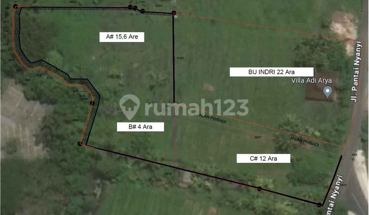 TANAH DISEWAKAN – PANTAI NYANYI - LSKI