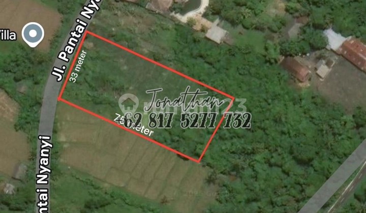 Tanah SHM Pantai Nyanyi Beraban Cocok Investasi dan Villa - Lsadt Tanah SHM Pantai Nyanyi Beraban Cocok Investasi dan Villa - Lsadt