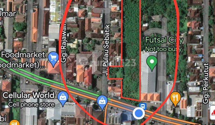  Dijual Tanah Di Jalan Utama Teuku Umar 3