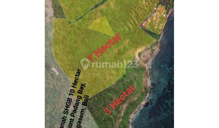  Dijual Harga Miring Tanah Los Tebing Pantai Pasir Putih - LSKHE 1