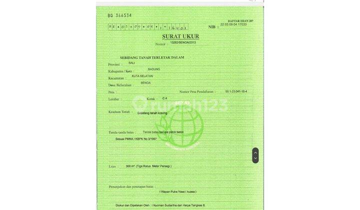  Dijual Tanah Lokasi Strategis di Taman Mumbul 2