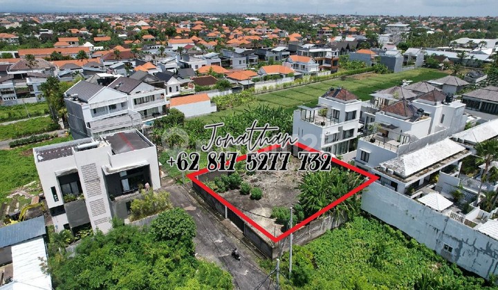 Tanah 600 M2 Dekat Pantai Berawa Dijual Zona Pariwisata Cocok Villa dan Investasi