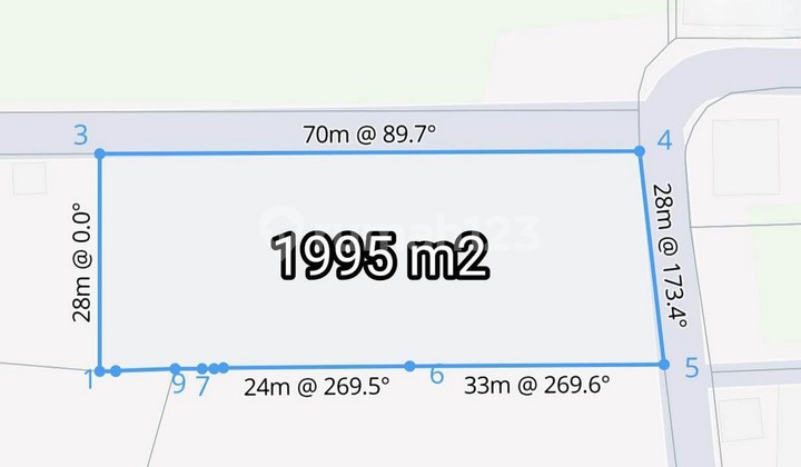 DISEWAKAN TANAH MURAH AREA PRIME COMMERCIAL SEMINYAK - LSAR