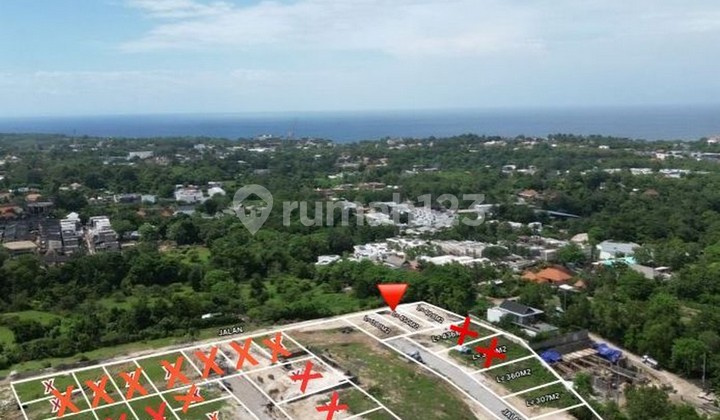 Land in Bingin land area starting from 370m2 Land in Bingin land area starting from 370m2