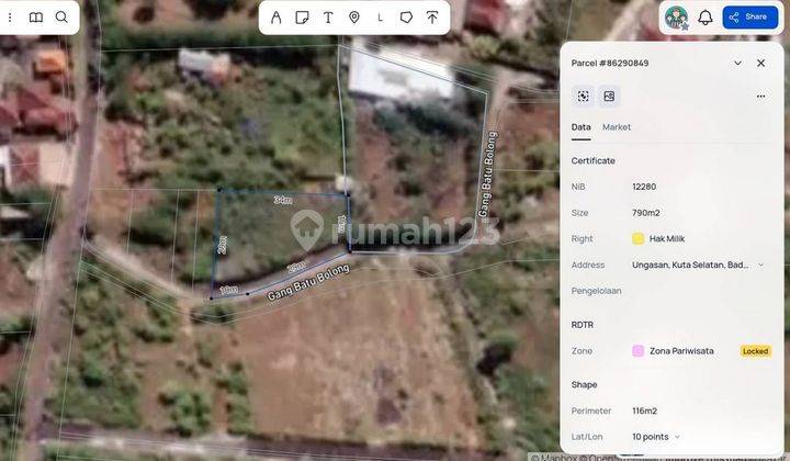  Dijual Tanah Lokasi Melasti Ungasan, Lokasi Berkembang Lsdw 2