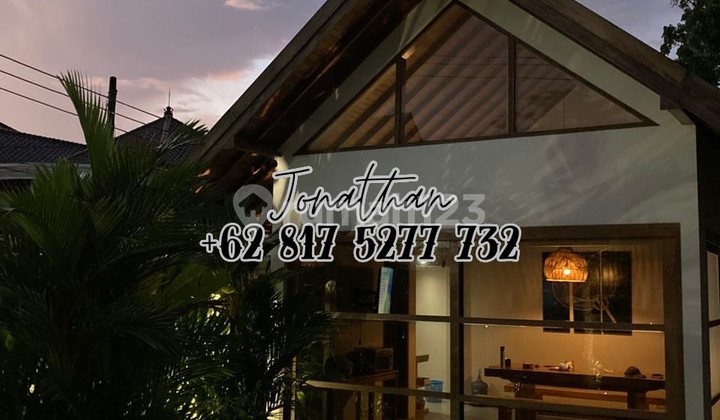 Dijual Villa Lantai Satu 3 Kamar Tidur Lokasi Strategis Kerobokan Seminyak - VSKT