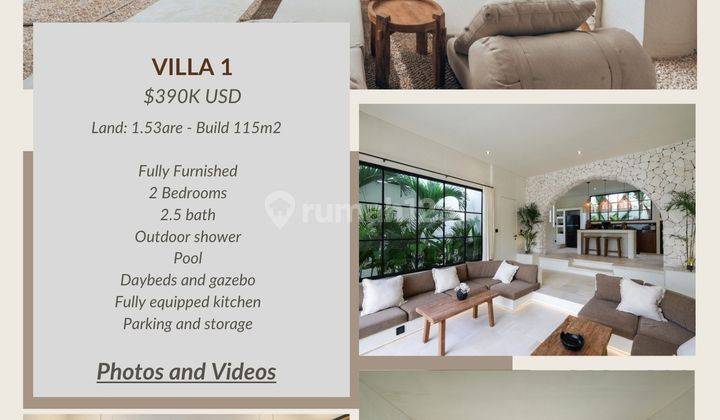  Mediterranean Villas In Pererenan For Sale Freehold Ownership Vsfe 1