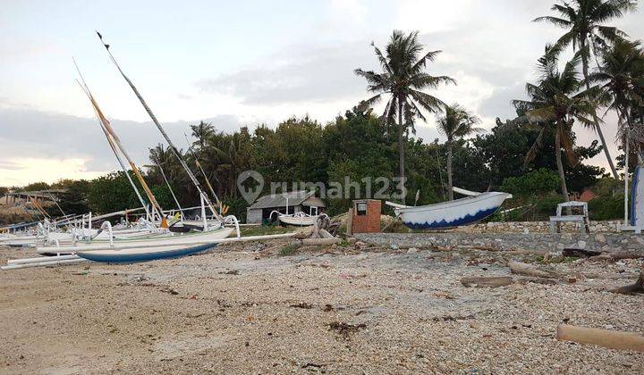 Tanah Eksotis Pinggir Pantai Di Jalan Utama Nusa Penida 3