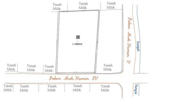 R09008 Super Premium Land In Moh Yamin Walking Distance To Lap Renon Near Sanur Beach 2