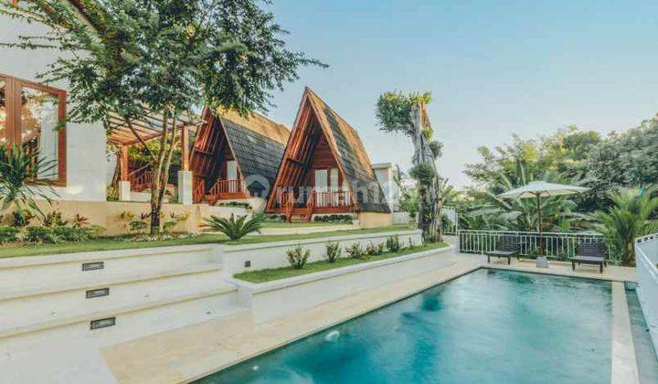 R08061 RIVER VIEW VILLA THREE BEDROOMS FOR YEARLY TIBUBENENG CANGGU  1