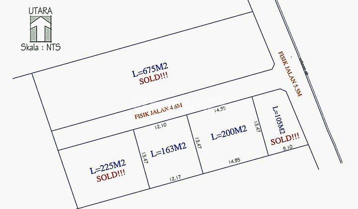 R09029 Dijual Buc Tanah Premium di Kesiman Kertalangu Lokasi Strategis Hanya 50 Meter Dari Jalan By Pass Ngurah Rai Denpasar 2