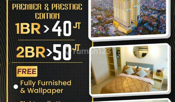 A.02C.Apartemen GUNAWANGSA TIDAR di SURABAYA PUSAT - STOCK MENIPIS (SUPER BEST SELLER) - PRESTIGE EDITION (LIMITED EDITION) - STRATEGIS, MURAH dan di PRIVATE FLOOR (GRADE A+++++) 1