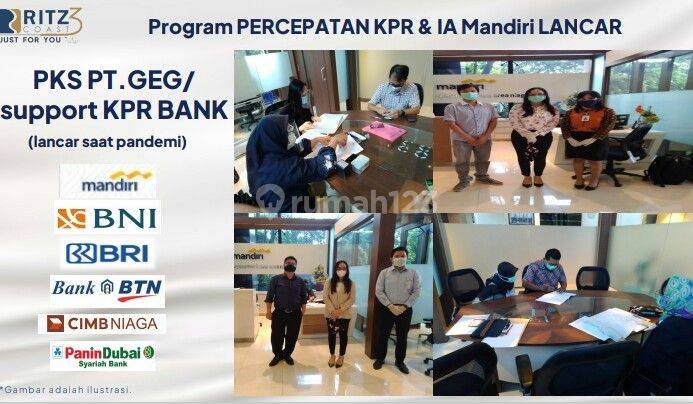 A.44A.3.Rumah Ritz Coast di Selatan Surabaya Dekat MERR & OERR - Sisa Unit TERAKHIR - SHM, Cicilan 2 Jt-an, Kualitas PREMIUM & Lokasi Mepet Surabaya (Grade A+++ )  2