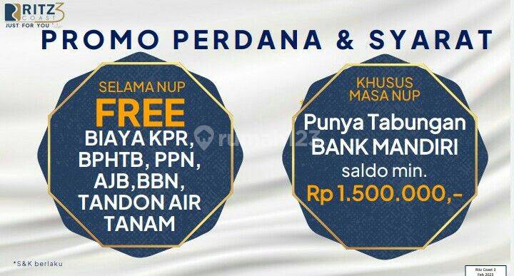 A.44A.3.Rumah Ritz Coast di Selatan Surabaya Dekat MERR & OERR - Sisa Unit TERAKHIR - SHM, Cicilan 2 Jt-an, Kualitas PREMIUM & Lokasi Mepet Surabaya (Grade A+++ )  26