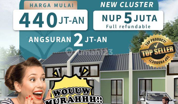 A.56C.Rumah PERMATA GREEN MENGANTI REGENCY di BARAT SURABAYA  - CLUSTER TERAKHIR & NUP STOCK TERAKHIR - INDENT MASUK MEMBLUDAK (TOP SELLER) - SUPER MURAH dan BERNUANSA BALI di Barat Surabaya (GRADE A+) 1