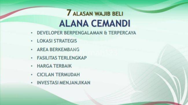 A.35A.2.Rumah ALANA REGENCY - Tahap-06 di SELATAN SURABAYA -- (CMD) - The LAST STOCK - STRATEGIS, SUPER MURAH dan FASILITAS LENGKAP (GRADE A+) 2