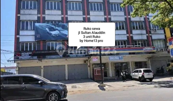 Rental Shop House Jl Sultan Alauddin Makassar 3 Units 4 Floors Shop House 1