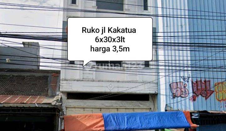 Ruko Jl Kakatua 6x30 Mtr 3 Lantai Pusat Kota Makassar 1
