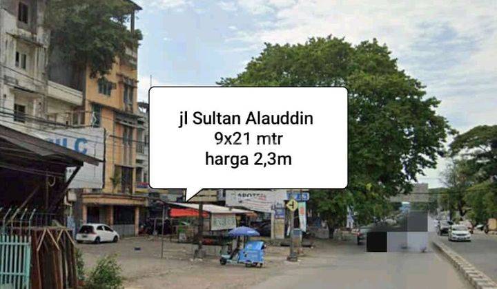 Rumah Jl Sultan Alauddin Makassar Poros Jalan 9x21 Mtr Dekat Pettarani Panakukang 1