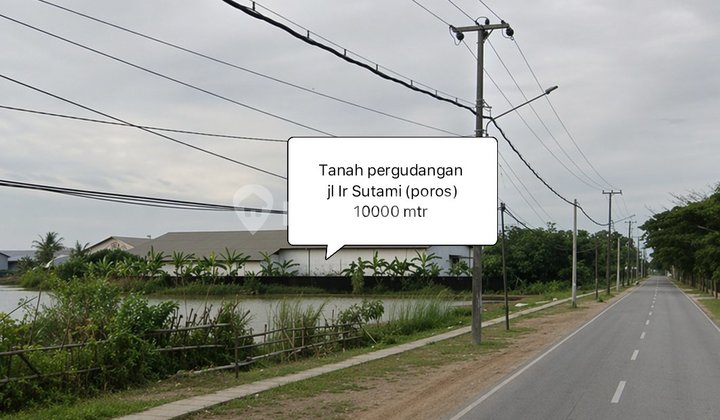 Tanah Pergudangan Jl Ir Sutami Makassar (Bontoa Indah) Poros Jalan Utama 10000 Mtr