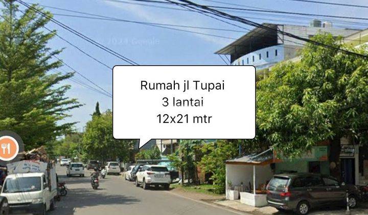 Rumah Jl Tupai 3 Lantai Ukuran 12x21 Mtr Poros Jalan Dekat Ratulangi Veteran Serigala  1