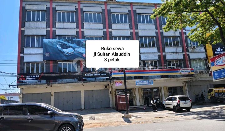 For Rent, Shop House on Sultan Alauddin Street, Makassar, 3 Units, Near Pettarani, Panakukang 1