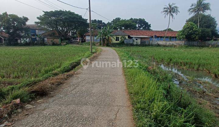 Tanah Dekat Jalan Raya Propinsi Cariu Tanjungsari Lingkungan Padat Akses Mobil 1