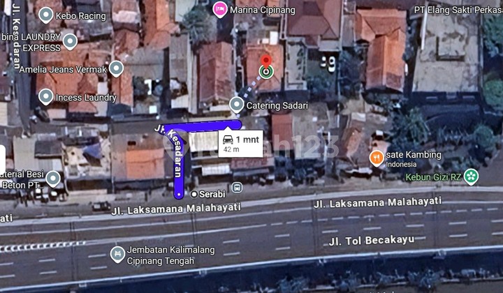 Affordable House 40M From Kalimalang Main Road Car Access Flood-Free for MES etc.