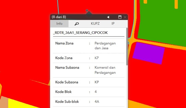 Land in Zone 1 of Serang City near the Grand Mosque is very strategic for office and boarding house businesses.