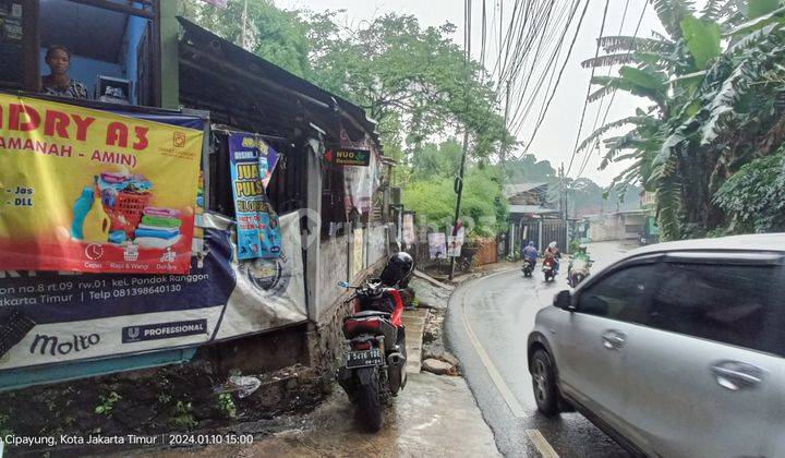 Tanah Komersil Murah Bisa 4 Lantai Jl Swadaya Pondok Ranggon 1