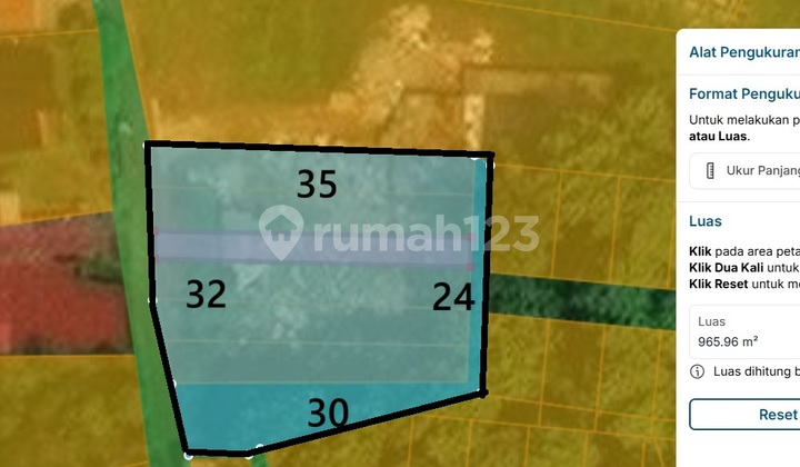 Depok Sawangan Bedahan Tanah Murah dekat Stasiun dan Tol Akses Mobil