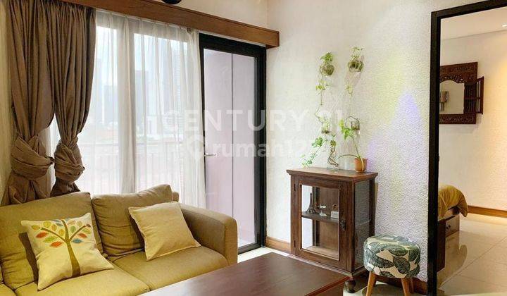 APARTEMEN TAMAN SARI SEMANGGI 1BR FURNISHED KAYU JATI SIAP HUNI
 1