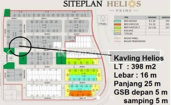 Kavling Bagus di Cluster Helios Suvarna Sutera, Tangerang 1