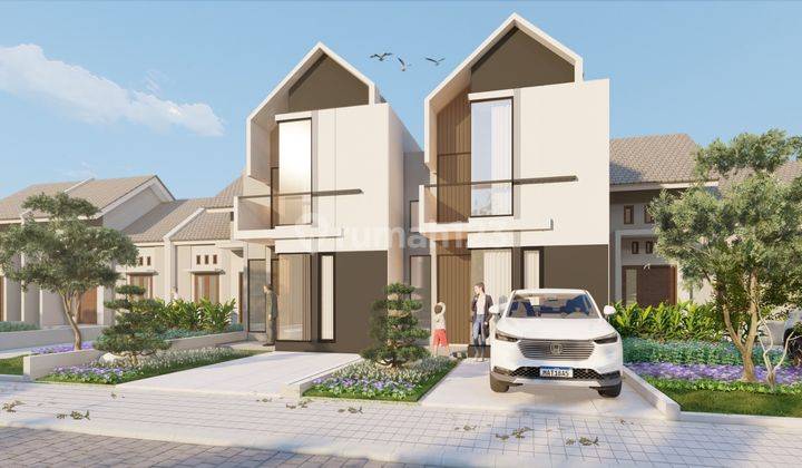 Rumah Mewah 2 Lantai Scandinavian Style di Pusat Kota Cianjur 1
