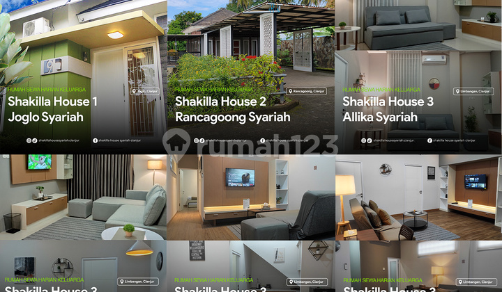 Rumah Sewa Harian Keluarga Shakilla House Syariah Cianjur