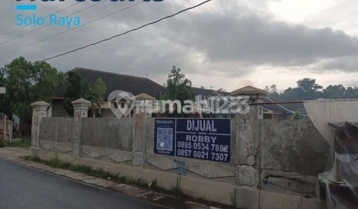 Two Adjacent Land Plots Near RSUD Bung Karno, Solo